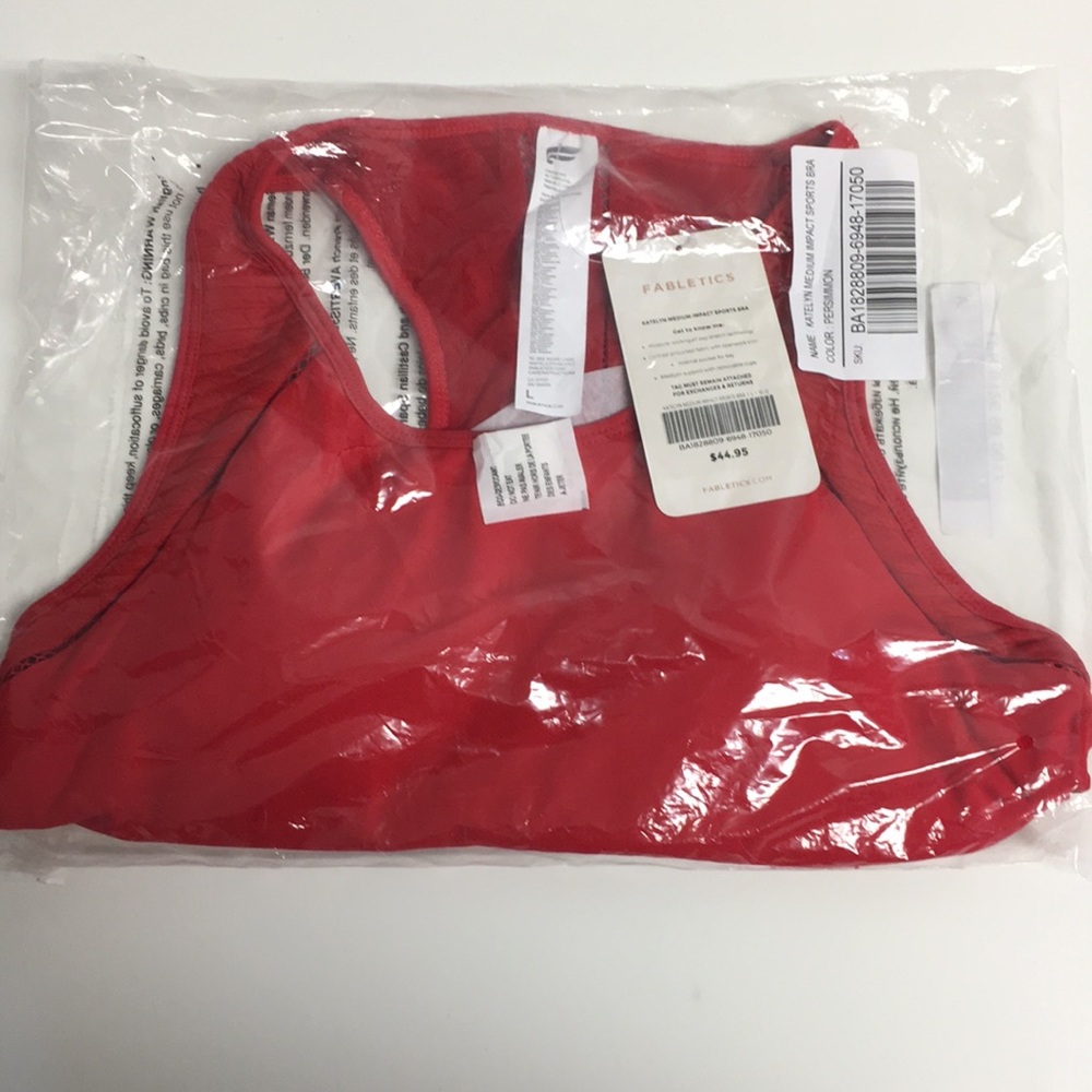 Fabletics Katelyn Medium Impact Sports Bra Size L